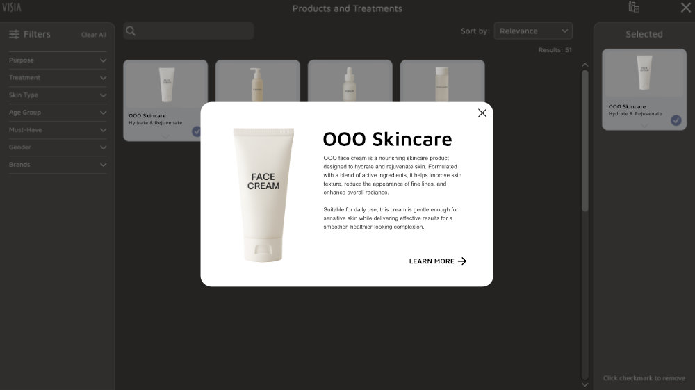 ���������� �������� �������� VISIA